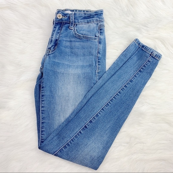Kancan Basic Denim Skinny Jeans - Picture 1 of 5